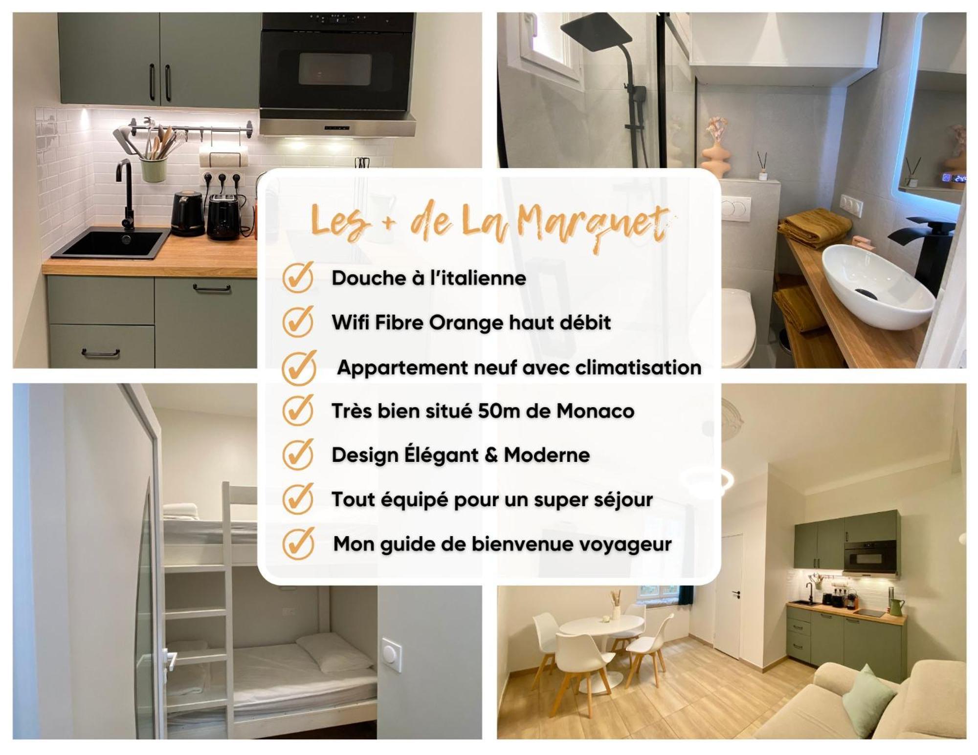 Appartements Neuf - Frontiere De Monaco - Clim - Wifi Cap-d'Ail Exterior foto