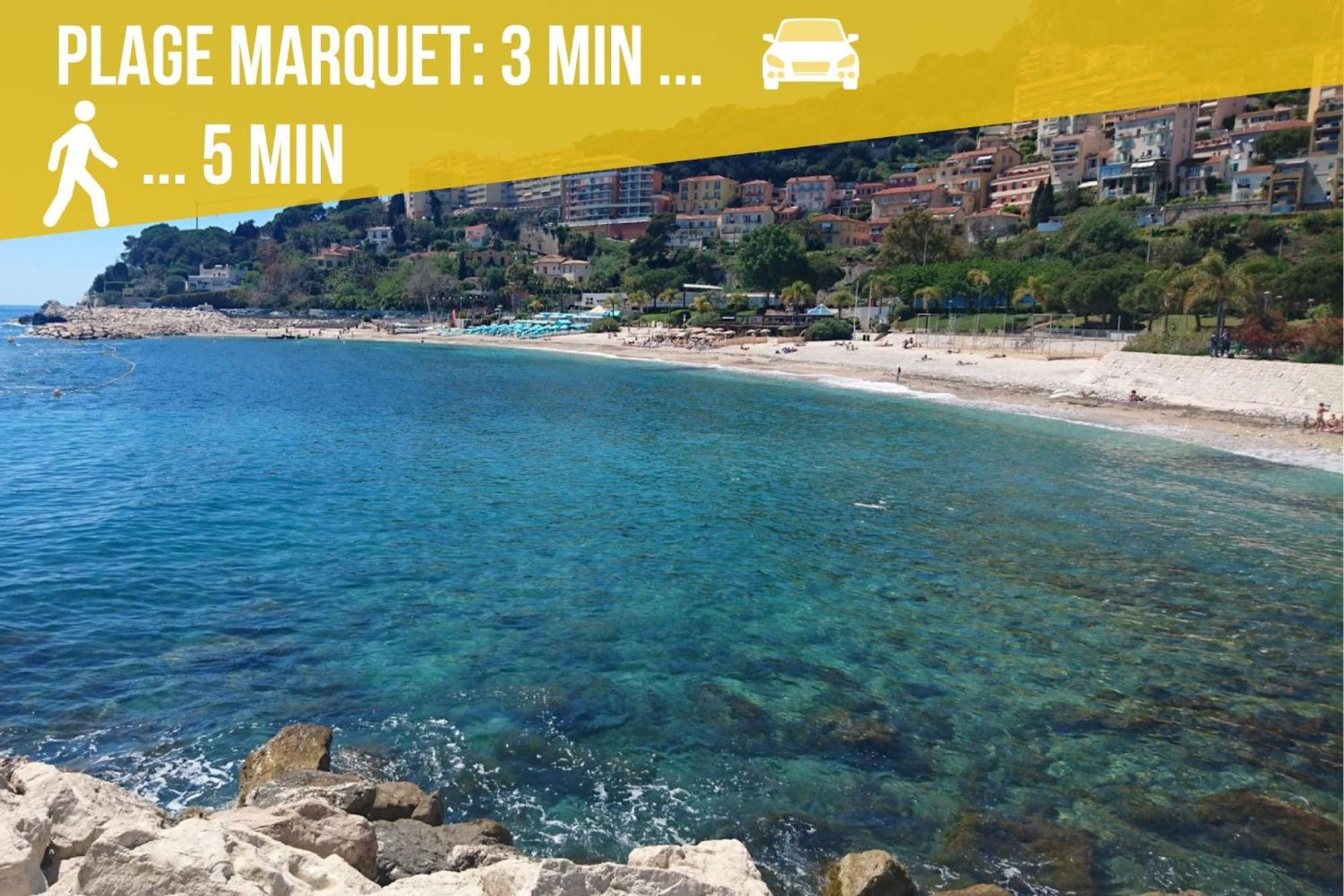 Appartements Neuf - Frontiere De Monaco - Clim - Wifi Cap-d'Ail Exterior foto