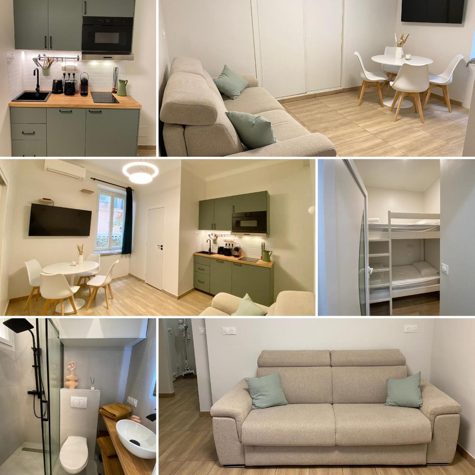 Appartements Neuf - Frontiere De Monaco - Clim - Wifi Cap-d'Ail Exterior foto