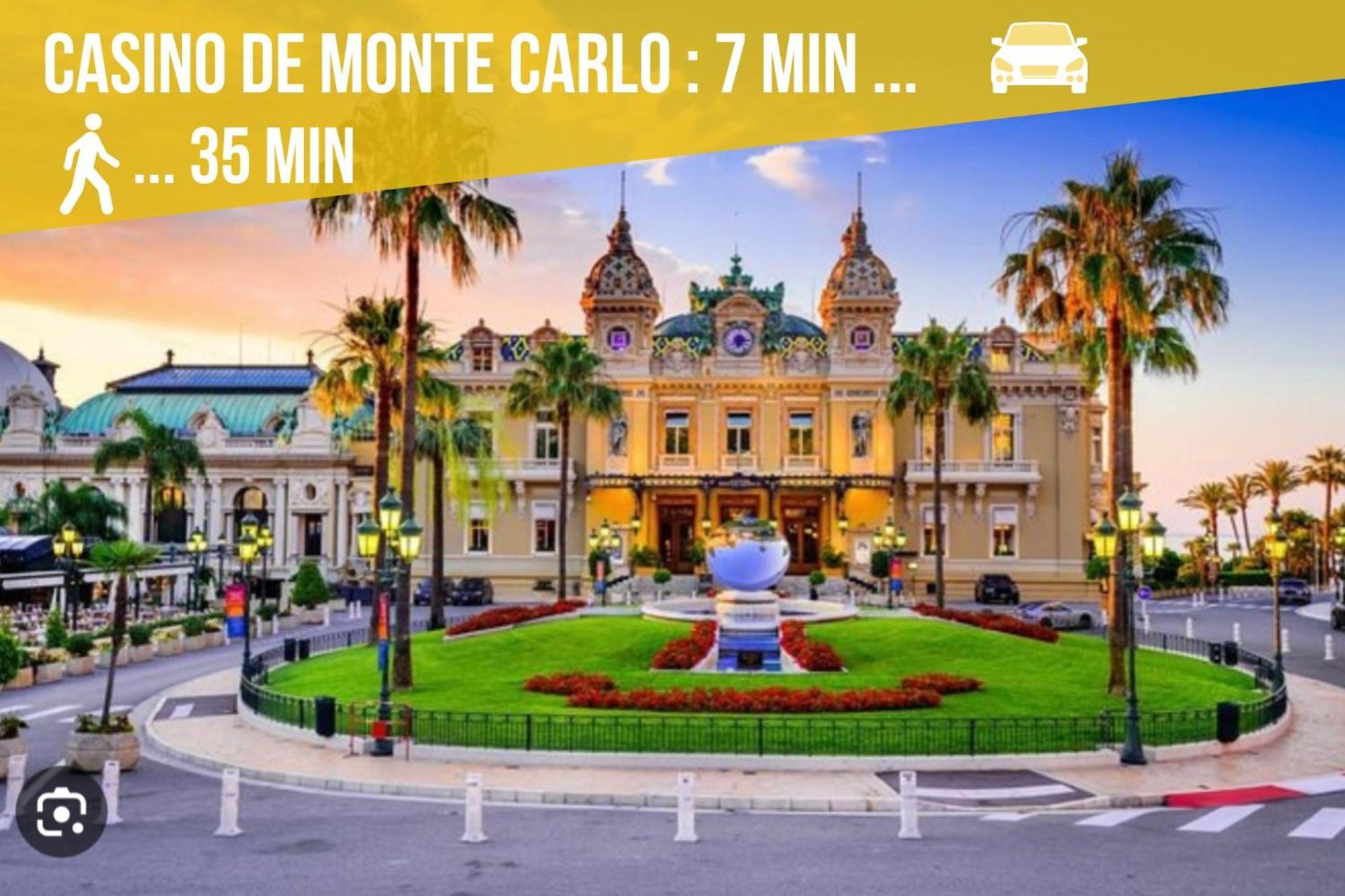 Appartements Neuf - Frontiere De Monaco - Clim - Wifi Cap-d'Ail Exterior foto